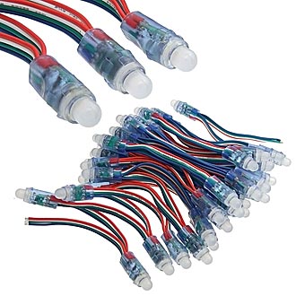 Светодиодные модули подсветки F8 PIXEL MODULE 5V 0.5W RGB  Светодиодные модули подсветки F8 PIXEL MODULE 5V 0.5W RGB