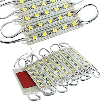 Светодиодные модули подсветки 5050 5LED 12V 1W W-W  Светодиодные модули подсветки 5050 5LED 12V 1W W-W