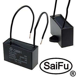 Пусковые конденсаторы CBB61   3uF  450V  (SAIFU) SAIFU