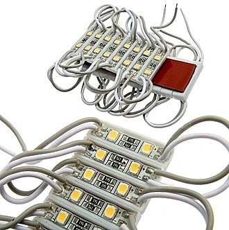 Светодиодные модули подсветки 3528 2LED 12V 0.24W W-W  Светодиодные модули подсветки 3528 2LED 12V 0.24W W-W