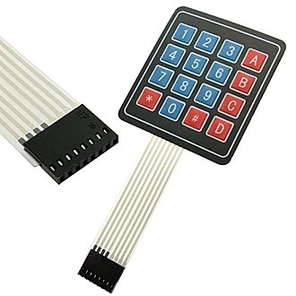 Электронные модули (ARDUINO) 4*4 matrix keypad 