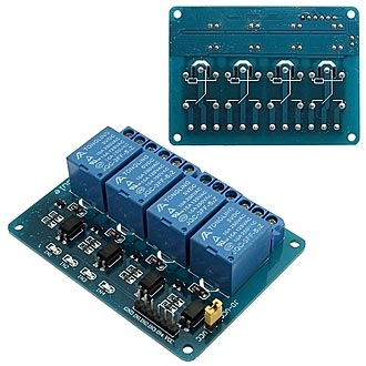 Электронные модули (ARDUINO) 5V 4 channel relay 10A 
