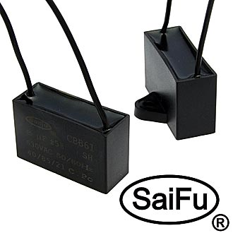 Пусковые конденсаторы CBB61   6uF  630V  (SAIFU) SAIFU