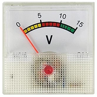 Приборы постоянного тока Вольтметр   15В   (40х40) RUICHI Приборы постоянного тока Вольтметр   15В   (40х40) RUICHI
