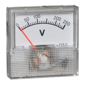 Приборы переменного тока Вольтметр 250В   50гц  (40х40) 