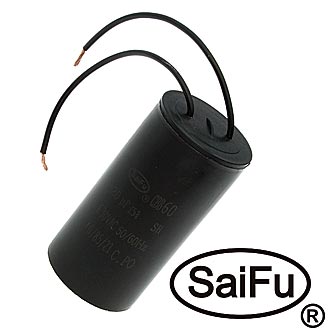 Пусковые конденсаторы CBB60  20uF  630V WIRE (SAIFU) SAIFU