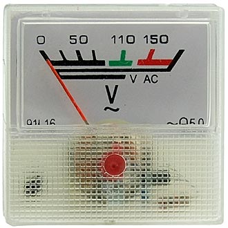 Приборы переменного тока Вольтметр 150В 50гц (40х40) RUICHI Приборы переменного тока Вольтметр 150В 50гц (40х40) RUICHI