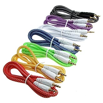 Аудио / видео шнуры AUX0008 3.5mm 3pin  1m RUICHI Аудио / видео шнуры AUX0008 3.5mm 3pin  1m RUICHI