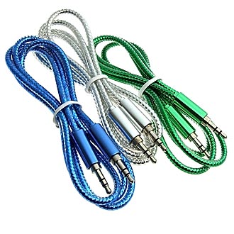 Аудио / видео шнуры AUX0021 3.5mm 3pin  1m RUICHI Аудио / видео шнуры AUX0021 3.5mm 3pin  1m RUICHI