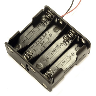 Батарейные отсеки BH383  AA  4x1+4x1     (BH608) RUICHI