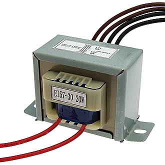 Трансформаторы 50гц EI57*30 220v to 2x12v 20W RUICHI