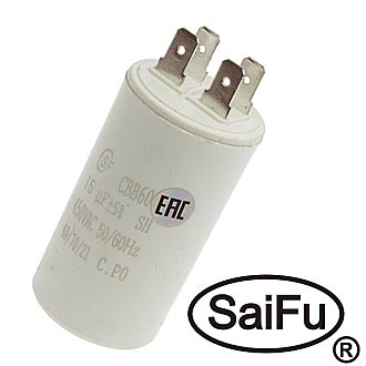 Пусковые конденсаторы CBB60  15uF  450V (SAIFU) SAIFU