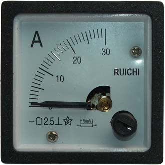 Приборы постоянного тока Амперметр   30А    (48х48) RUICHI