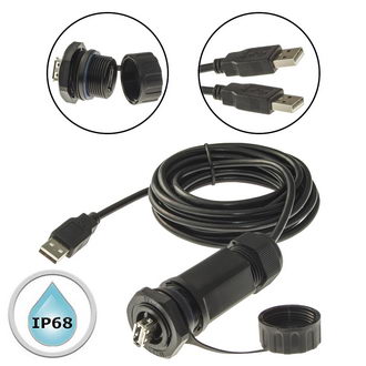 Герметичные разъемы M25USBZ1-2.0G-1.5M SZC
