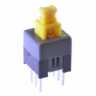 Миниатюрные кнопки PB22E07 без фиксации 7x7x12 mm RUICHI