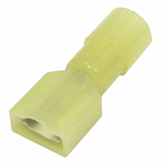 Клеммы ножевые изолированные FDFNY5.5-250  yellow RUICHI