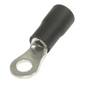Клеммы тип *O* изолированные RV3.5-4 black RUICHI
