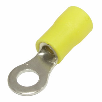 Клеммы тип *O* изолированные RV5.5-5 yellow RUICHI