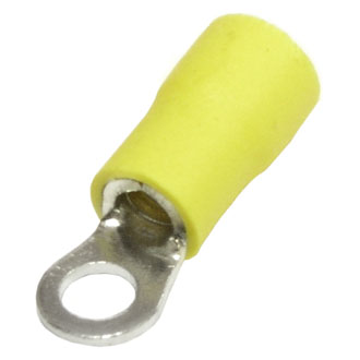 Клеммы тип *O* изолированные RVS5.5-4 yellow RUICHI