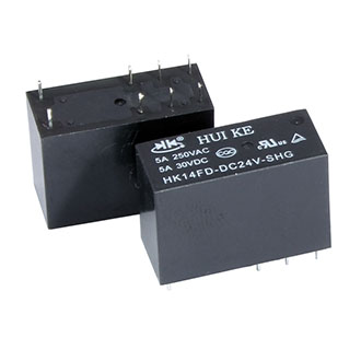 Электромагнитные реле HK14FD-DC24V-SHG HKE  HKE