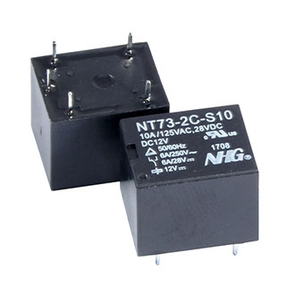Электромагнитные реле NT73-2-CS-10-DC12V-0.36  FORWARD