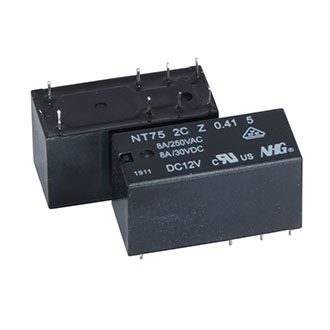 Электромагнитные реле NT75-2-C-Z-8-DC12V-0.41-5.0 FORWARD FORWARD