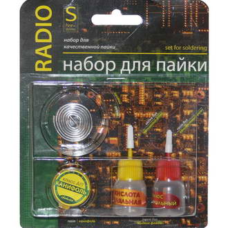 Припой Набор для пайки радио(S) CONNECTOR Припой Набор для пайки радио(S) CONNECTOR