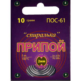 Припой ПОС 61  Припой ПОС 61
