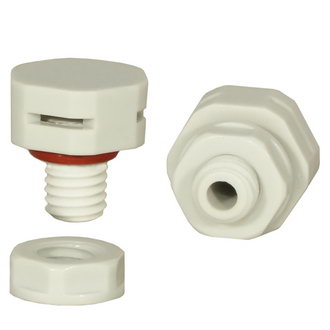 M8X1.25 PA66 WHITE
