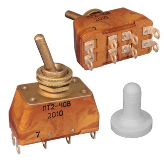 Тумблеры ПТ2-40В с протектором КУЗБАССРАДИО