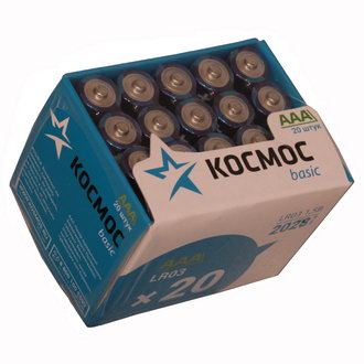 Батарейки Космос LR03 КОСМОС