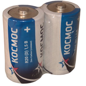 Батарейки Космос R20 (2S) 