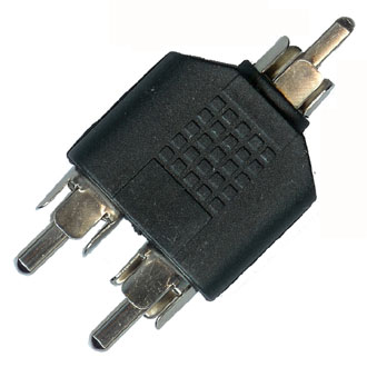 Переходные разъемы 7-0177 / RCA plug-2RCA jack 