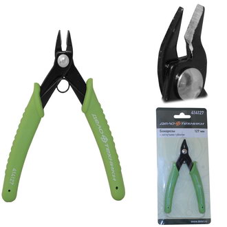 Для зачистки и обрезки кабеля 414127 Бокорезы с загнутыми губками Дело Техники