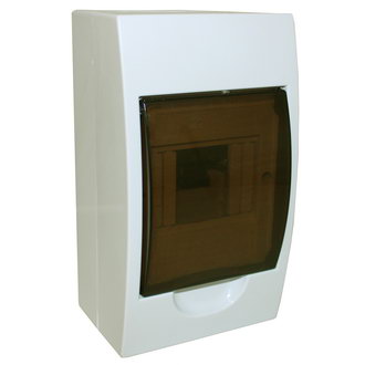 Распределительные щиты и боксы ЩРН-П-4 навесной, прозрачный, IP40 RUICHI Распределительные щиты и боксы ЩРН-П-4 навесной, прозрачный, IP40 RUICHI