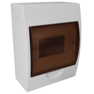 Распределительные щиты и боксы ЩРН-П-6 навесной, прозрачный, IP40 RUICHI Распределительные щиты и боксы ЩРН-П-6 навесной, прозрачный, IP40 RUICHI