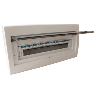 Распределительные щиты и боксы ЩРН-П-18 навесной, прозрачный, IP40 RUICHI Распределительные щиты и боксы ЩРН-П-18 навесной, прозрачный, IP40 RUICHI