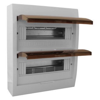 Распределительные щиты и боксы ЩРН-П-24 навесной, прозрачный, IP40 RUICHI Распределительные щиты и боксы ЩРН-П-24 навесной, прозрачный, IP40 RUICHI