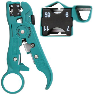 Для зачистки и обрезки кабеля CP-505 ProsKit Для зачистки и обрезки кабеля CP-505 ProsKit