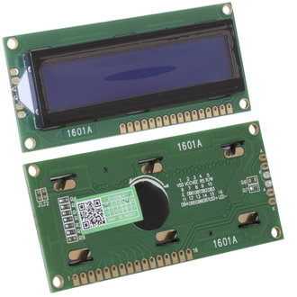 ЖК индикаторы символьные RH1601A-TMI Eng-Rus RUICHI ЖК индикаторы символьные RH1601A-TMI Eng-Rus RUICHI