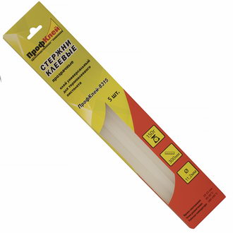 Клеевые стержни ПрофКлей прозр. 11.2х300мм (5шт) ПрофКлей