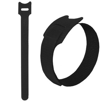 Хомуты-липучки липучка 150х12 мм, черный (100шт) RUICHI Хомуты-липучки липучка 150х12 мм, черный (100шт) RUICHI