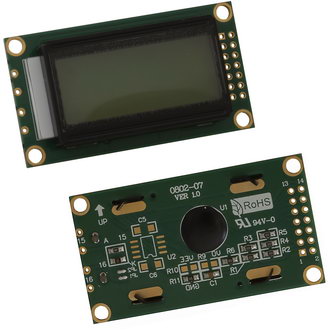 ЖК индикаторы символьные RH0802A-TYH En-Rus RUICHI ЖК индикаторы символьные RH0802A-TYH En-Rus RUICHI