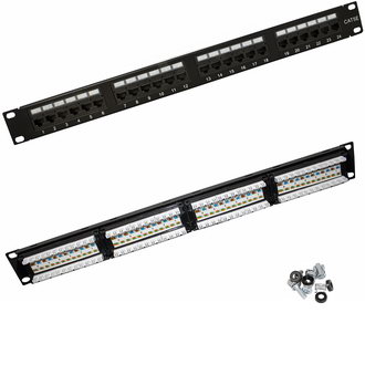 Патч-панели RH-PP1U24U5E RUICHI Патч-панели RH-PP1U24U5E RUICHI