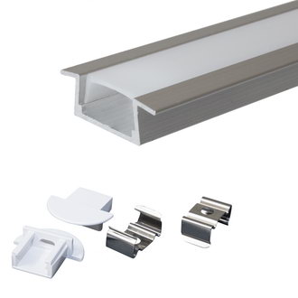 Профиль для светодиодной ленты врезной алюминиевый 618-1, 1м RUICHI Профиль для светодиодной ленты врезной алюминиевый 618-1, 1м RUICHI