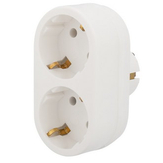 Розетки электрические 11-1075 Двойник электр.16А с зазем. REXANT