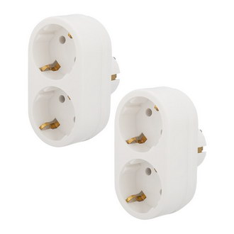 Розетки электрические 11-1075-2 Набор двойников электр. REXANT