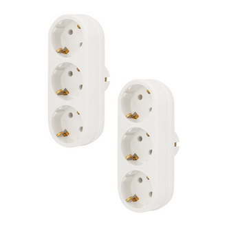 Розетки электрические 11-1079-2 Набор тройников электр. REXANT