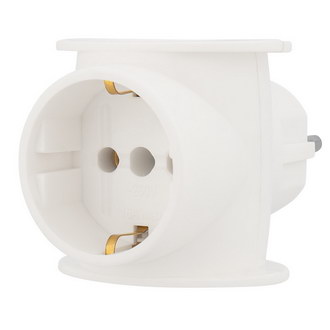 Розетки электрические 11-1080 Тройник электр.универс. REXANT