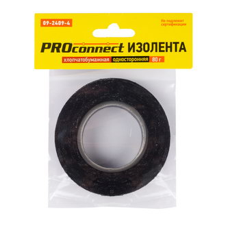 Изолента 09-2409-4 Изолента ХБ 18х0.35 80г PROCONNECT